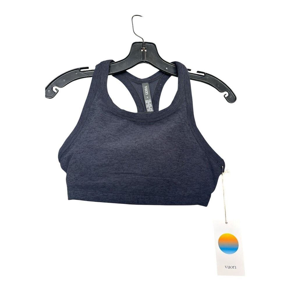 Vuori Elevation Racer Back Bra Midnight Blue Women's Sz S NEW $64